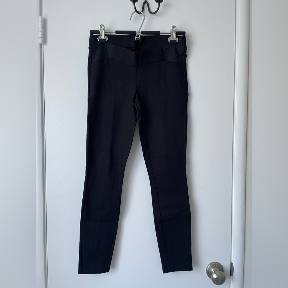 J. Crew Black Maternity Ponte Pants, size 00s, EUC